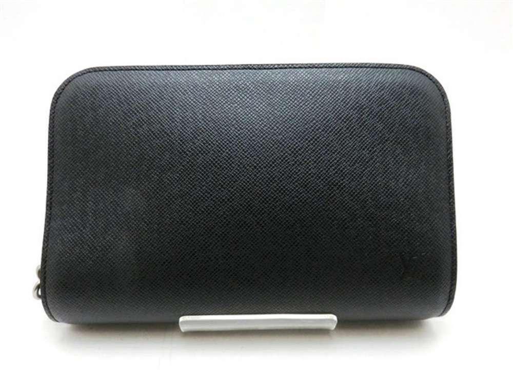 LOUIS VUITTON Baikal Shoulder Bag Taiga Ardoise